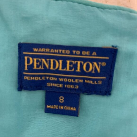 Pendleton Dress Eyelet Lined Sleeveless - Picture 3 of 4